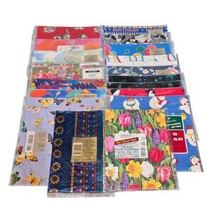 Hallmark & Carlton Cards Assorted vintage Gift‎ Wrap Lot of 20 Packs NWT
